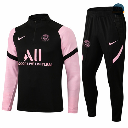 Max Survetement PSG 2021/22 Noir/Rose