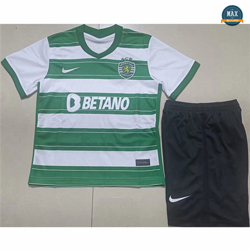 Max Maillots Sporting Lisbon Enfant Domicile 2021/22