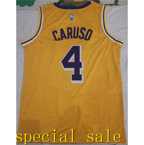 Max Maillot NBA 4 Caruso jaune Taille: M