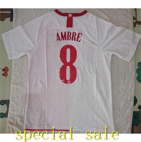 Max Maillot Pologne rouge et blanc Taille: L