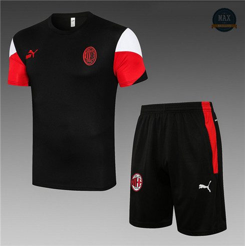 Max Maillots AC Milan + Shorts 2021/22 Training Noir