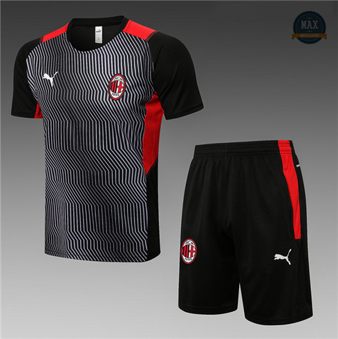 Max Maillots AC Milan + Shorts 2021/22 Training Noir