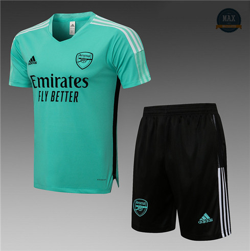 Max Maillots Arsenal + Shorts 2021/22 Training Vert