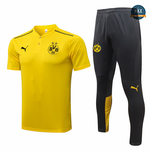Max Maillots Polo Borussia Dortmund + Pantalon 2021/22 Training Jaune