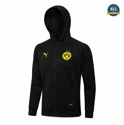 Max Maillots Veste sweat zippé Borussia Dortmund 2021/22 Noir