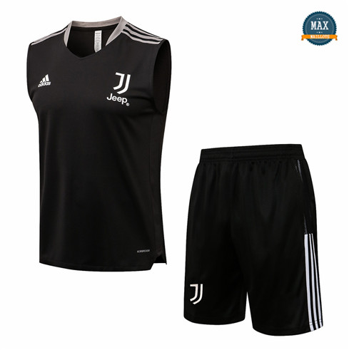 Max Maillots Juventus Debardeur + Shorts 2021/22 Training Gris foncé