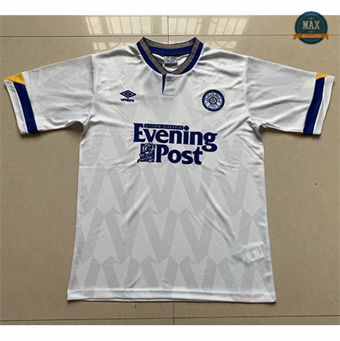 Max Maillots Retro 1991-92 Leeds united Domicile