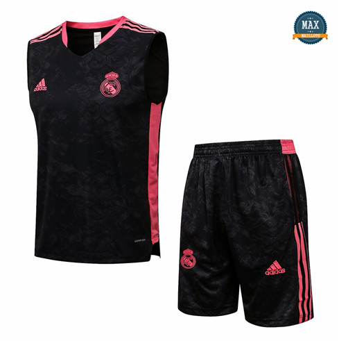 Max Maillots Real Madrid Debardeur + Shorts 2021/22 Training Noir