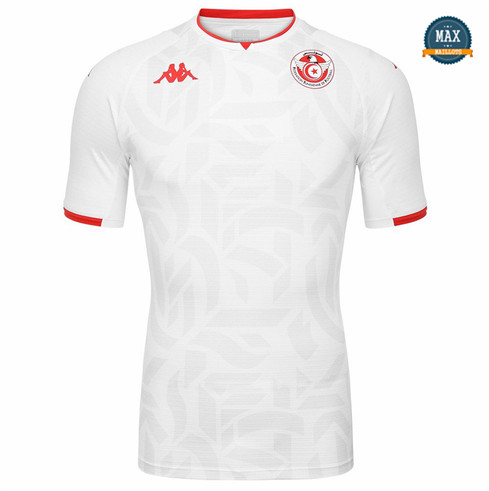 Max Maillots Tunisie Exterieur Blanc 2021/22