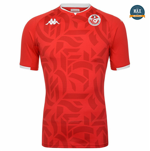 Max Maillots Tunisie Domicile Rouge 2021/22