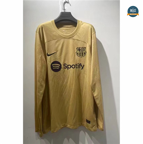 Max Maillot Barcelone Exterieur Manche Longue 2022 2023 pas cher fiable