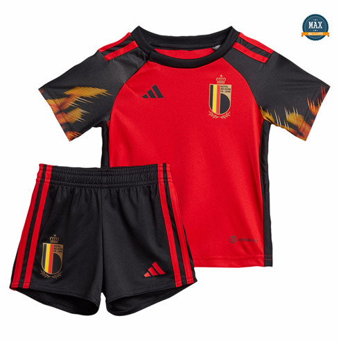 Max Maillot Belgique Domicile Enfant 2022 2023 pas cher fiable