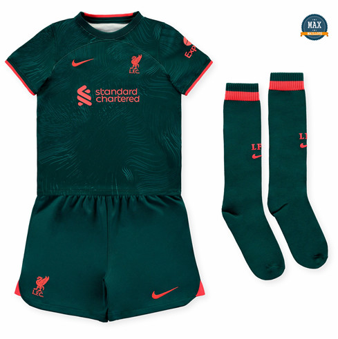 Max Maillot Liverpool Enfant Third 2022 2023 pas cher fiable