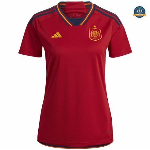 Max Maillot Espagne Femme Domicile 2022 2023 pas cher fiable