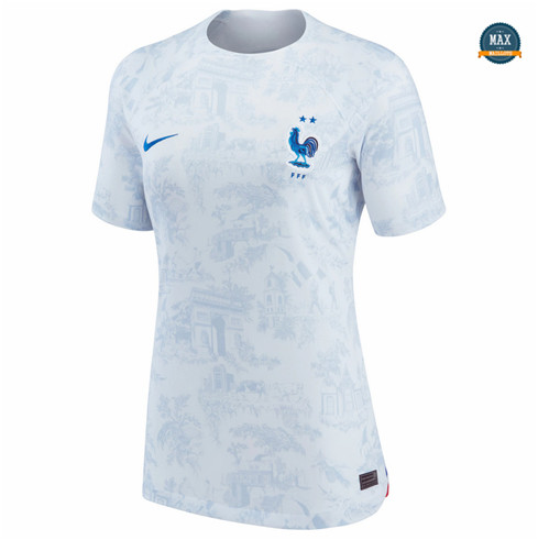 Max Maillot France Femme Exterieur 2022 2023 pas cher fiable