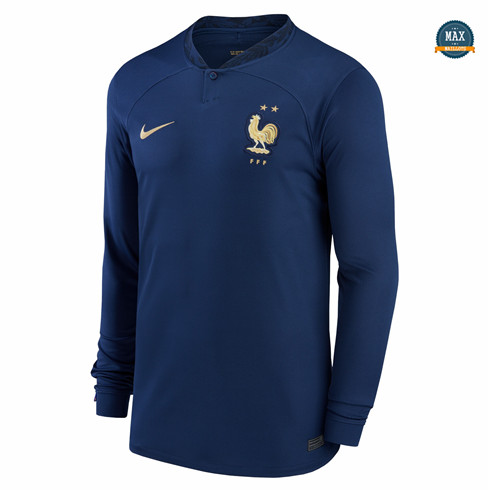 Max Maillot France Domicile Manche Longue 2022 2023 pas cher fiable