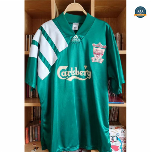 Max Maillot Retro92-93#Liverpool Exterieur pas cher fiable