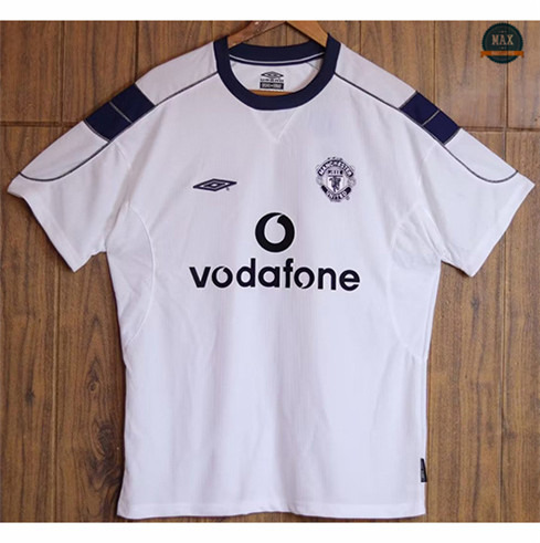 Max Maillot Retro99-00#Manchester United Exterieur pas cher fiable