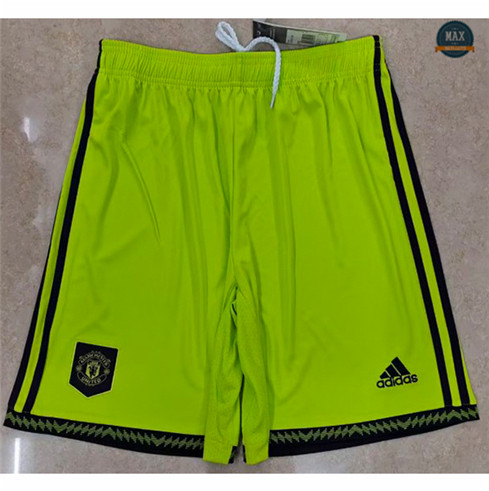 Max Maillot Manchester United Short Vert 2022 2023 pas cher fiable