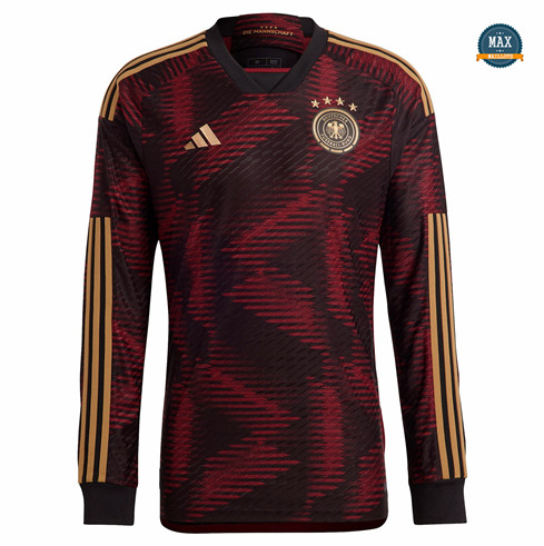 Site fiable Max Maillot Allemagne Exterieur Manche Longue 2022/23 pas cher