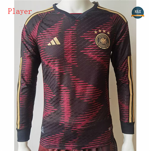 Site fiable Max Maillot Player Version 2022/23 Allemagne Exterieur Manche Longue pas cher