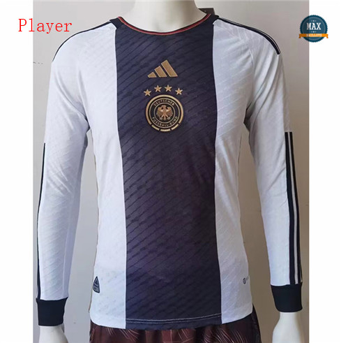 Site fiable Max Maillot Player Version 2022/23 Allemagne Domicile Manche Longue pas cher