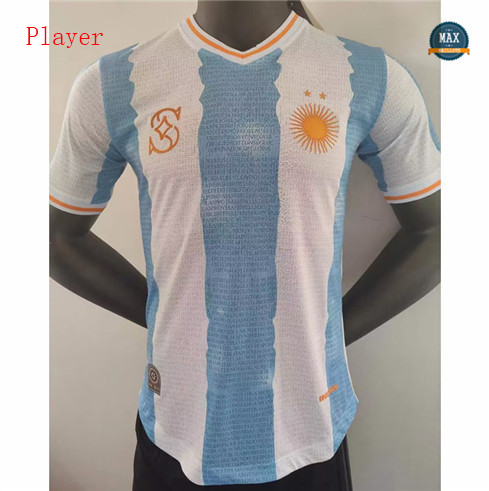 Site fiable Max Maillot Player Version 2022/23 Argentine commemorative edition pas cher