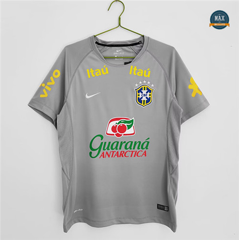 Site fiable Max Maillot Brésil Gris 2022/23 pas cher