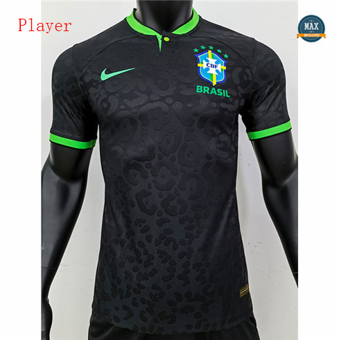 Site fiable Max Maillot Player Version 2022/23 Brésil Noir pas cher