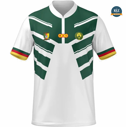 Max Maillot de foot Cameroun Exterieur Blanc 2022 2023 fiable max 048