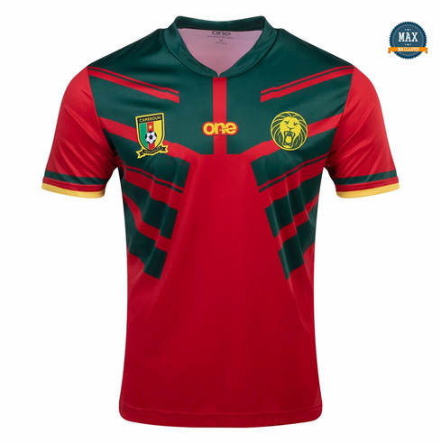 Max Maillot de foot Cameroun Third Rouge 2022 2023 fiable max 050