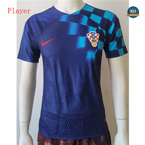 Site fiable Max Maillot Player Version 2022/23 Croatie Exterieur pas cher