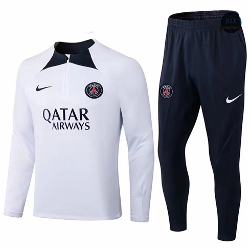 Max Maillot Survetement foot Enfant Paris PSG Blanc 2022 fiable max 334