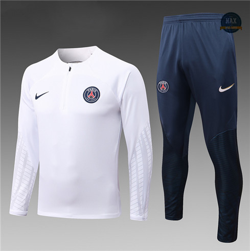 Max Maillot Survetement foot Enfant Paris PSG Blanc 2022 fiable max 342