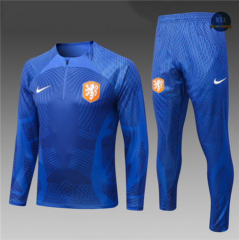 Max Maillot Survetement foot Enfant Pays-Bas Bleu 2022 fiable max 373