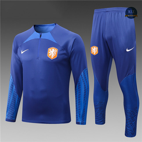 Max Maillot Survetement foot Enfant Pays-Bas Bleu 2022 fiable max 374