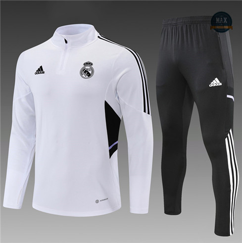 Max Maillot Survetement foot Enfant Real Madrid Blanc 2022 fiable max 302