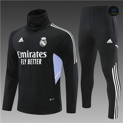 Max Maillot Survetement foot Enfant Real Madrid Noir 2022 fiable max 303