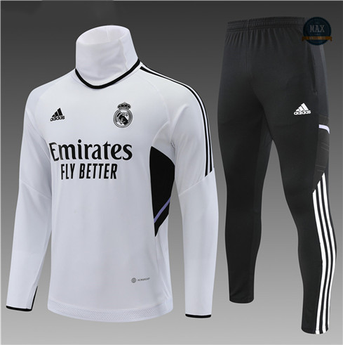 Max Maillot Survetement foot Enfant Real Madrid Blanc 2022 fiable max 304