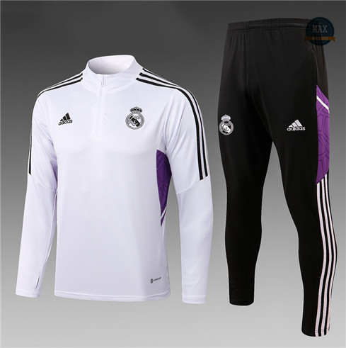 Max Maillot Survetement foot Enfant Real Madrid Blanc 2022 fiable max 307