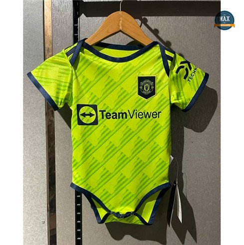 Site fiable Max Maillot Manchester United baby Third 2022/23 pas cher