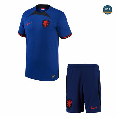 Site fiable Max Maillot Pays-Bas Enfant Exterieur 2022/23 pas cher