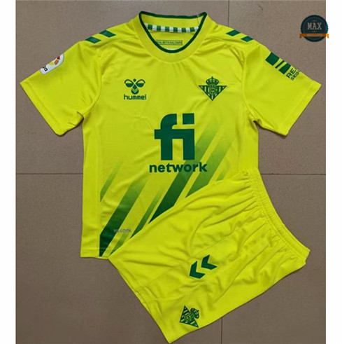 Site fiable Max Maillot Real Betis Enfant Gardien de but Jaune 2022/23 pas cher