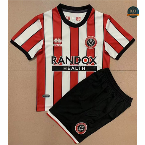 Site fiable Max Maillot Sheffield United Enfant Domicile 2022/23 pas cher