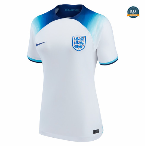 Site fiable Max Maillot Angleterre Femme Domicile 2022/23 pas cher
