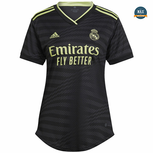 Site fiable Max Maillot Real Madrid Femme Third 2022/23 pas cher