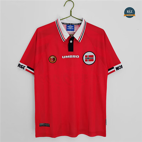 Max Maillot de foot Retro 1998-99 Norvège Domicile fiable max 081