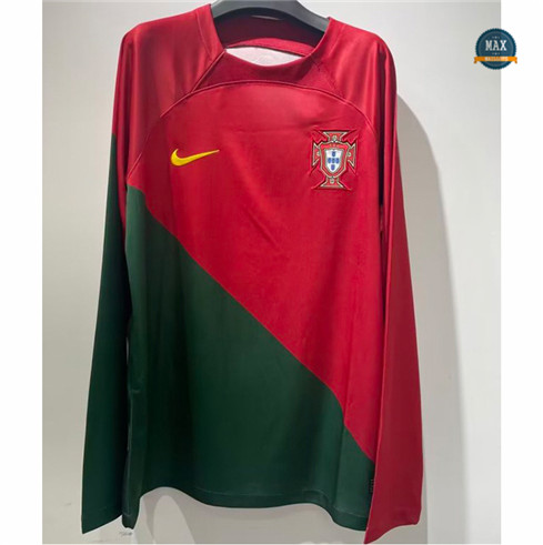 Max Maillot de foot Portugal Domicile Manche Longue 2022 2023 fiable max 072