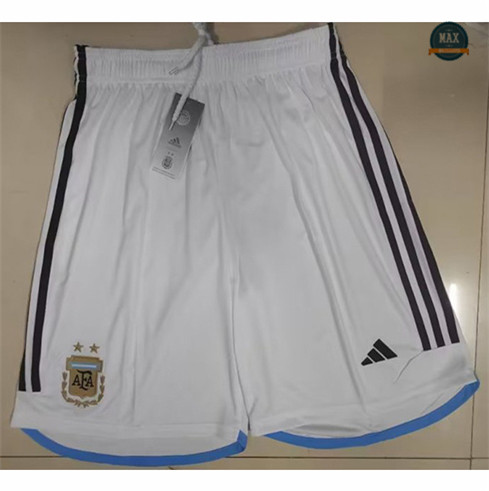 Site fiable Max Maillot Argentine Short Blanc 2022/23 pas cher