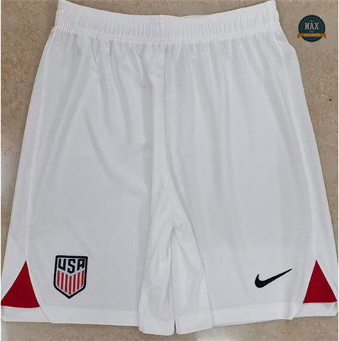 Site fiable Max Maillot Etats-Unis Short Domicile 2022/23 pas cher